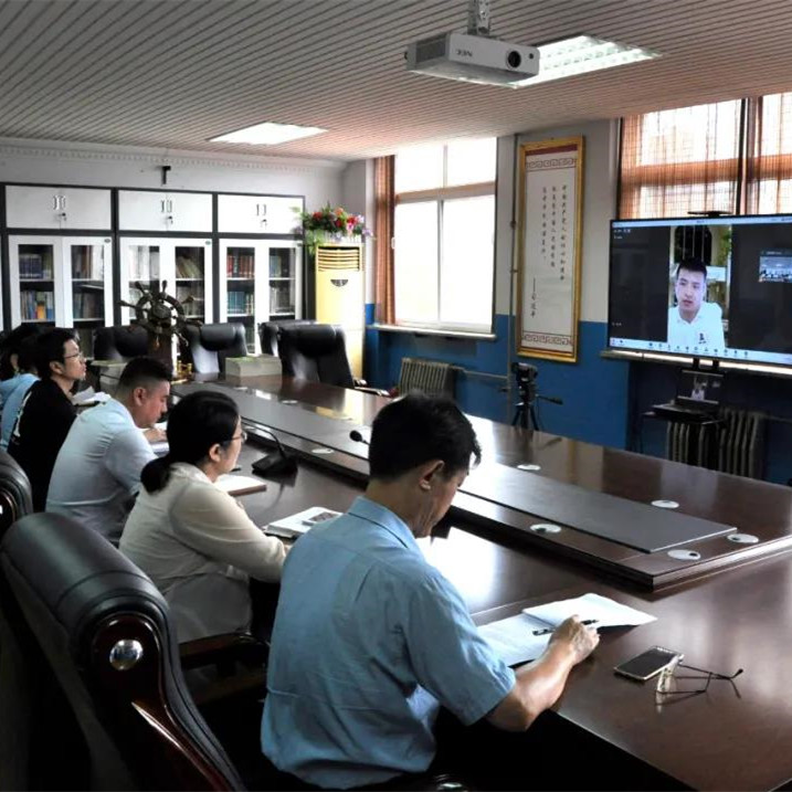 河北外国语学院与美国哈町大学开展教育学本硕联合培养项目网络视频会议